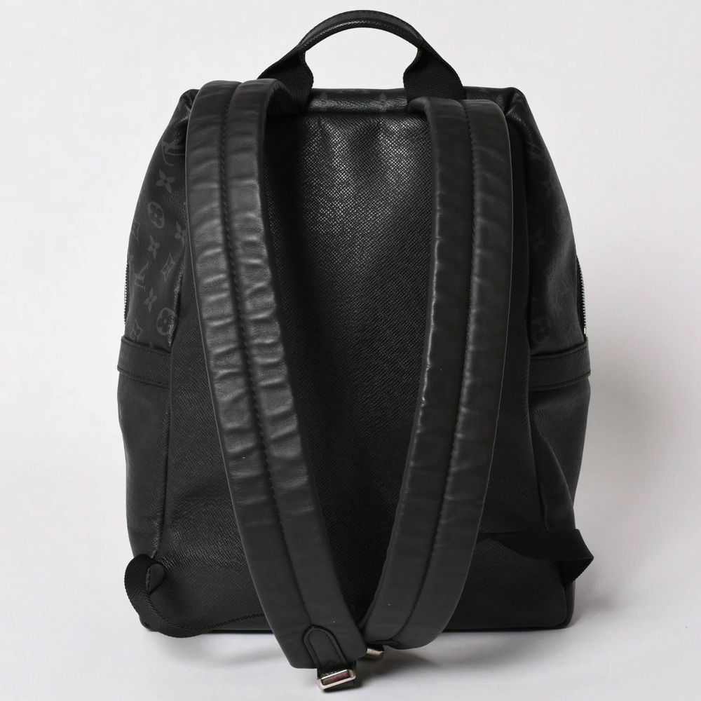 LOUIS VUITTON Discovery Backpack Black Eclipse Black Leather